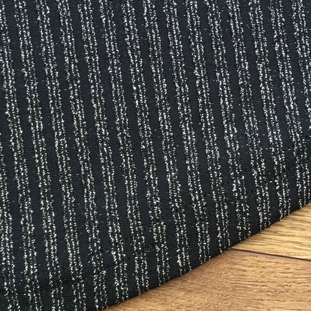 SILVER SPARKLE and  BLACK KNIT TANK TOP - Picture 6 of 12